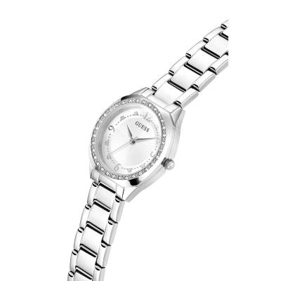 Ρολόι Guess CHARLOTTE με Ασημί Μπρασελέ GW0767L1