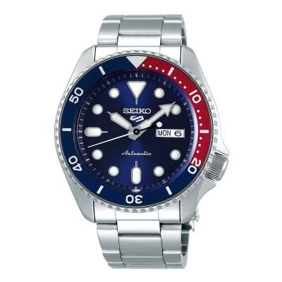 SEIKO 5 Sports Αυτόματο με Μπλε Καντράν SRPD53K1